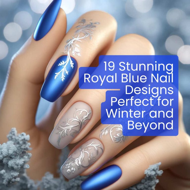 19 Stunning Royal Blue Nail Designs Perfect for Winter and Beyond