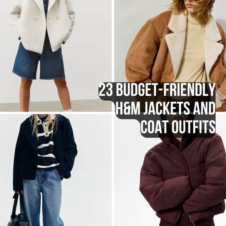 23 Budget-Friendly H&M Jackets and Coat Outfits