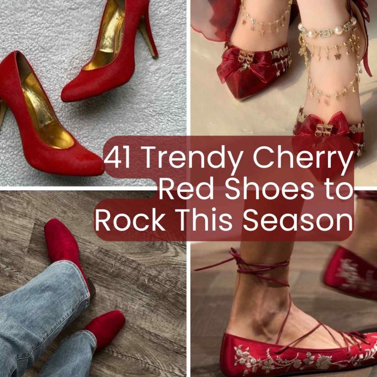 41 Trendy Cherry Red Shoes to Rock This Season