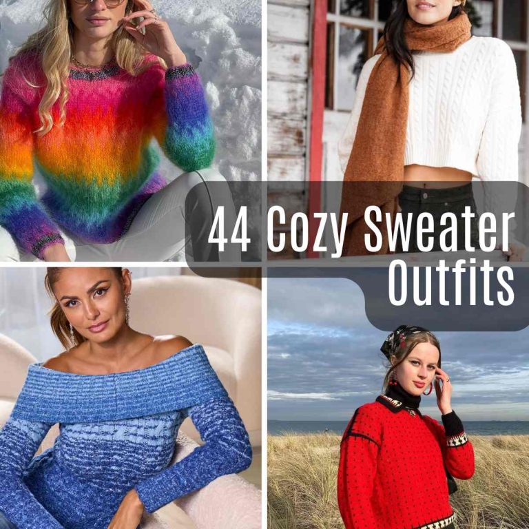 44 Cozy Sweater Outfits to Stay Stylish