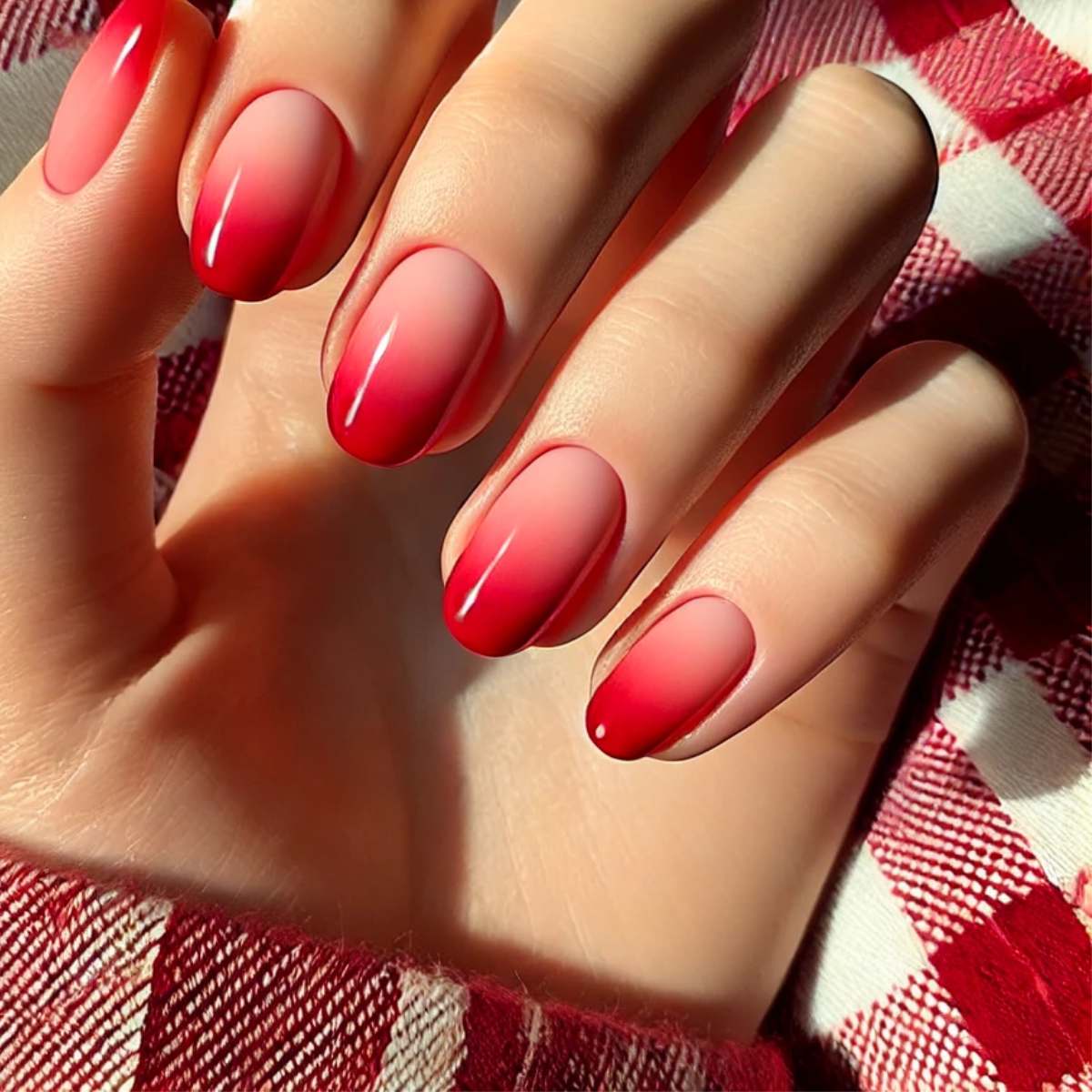 Beautiful Cherry Red Ombre Perfection