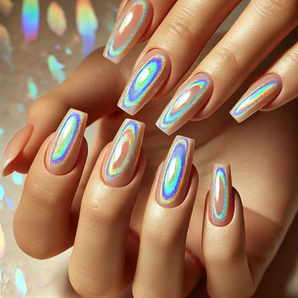 Beautiful Holographic Glass Effect