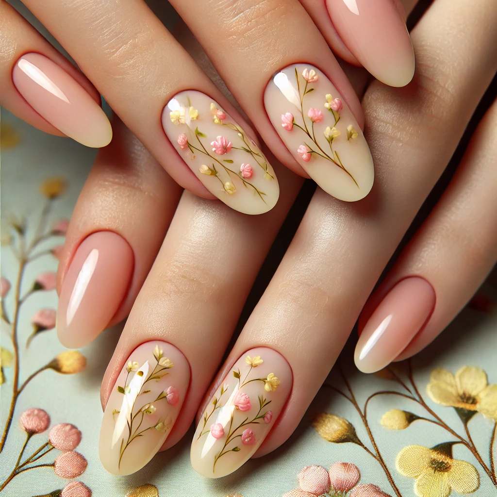 Dainty Floral Vines