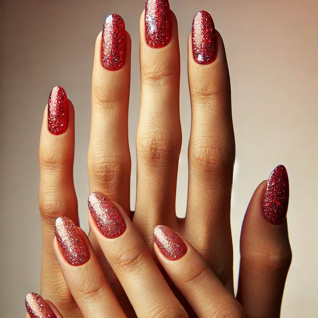 Glitter-Crimson Glam