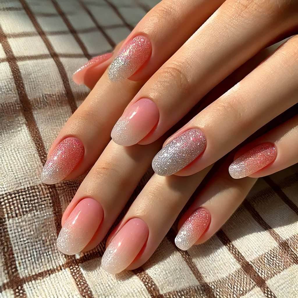 Glitter Ombre Nails