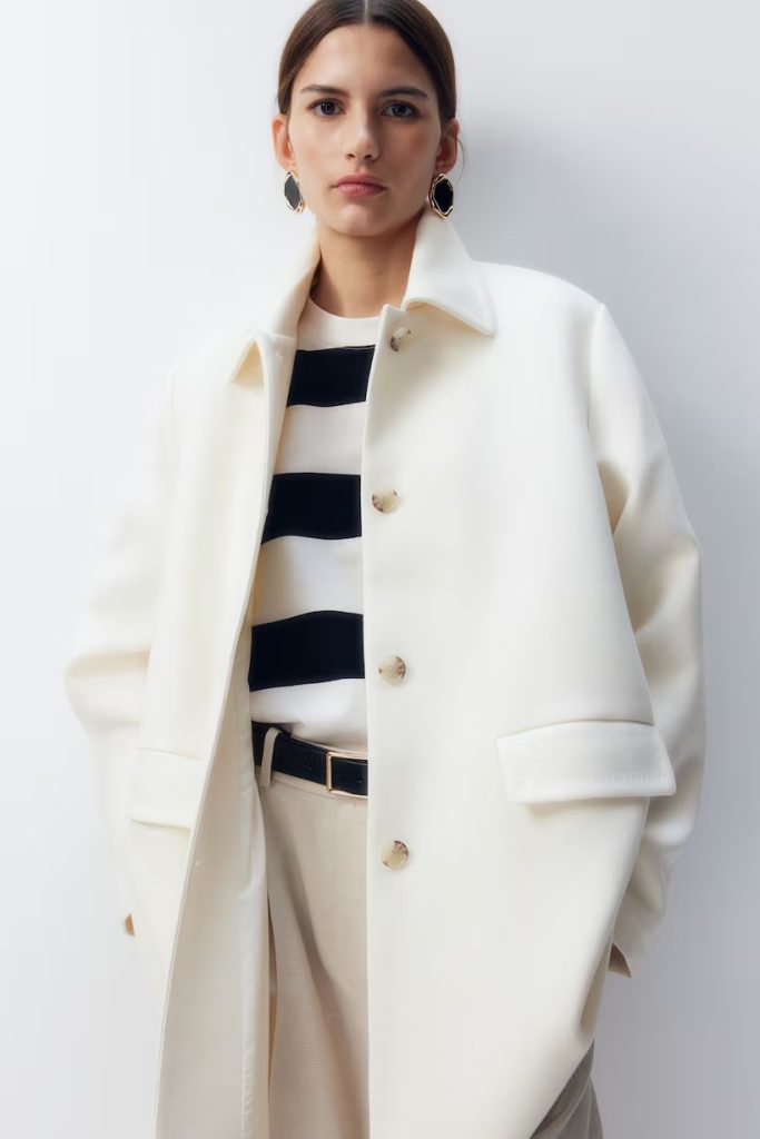 H&M A-Line Coat 1