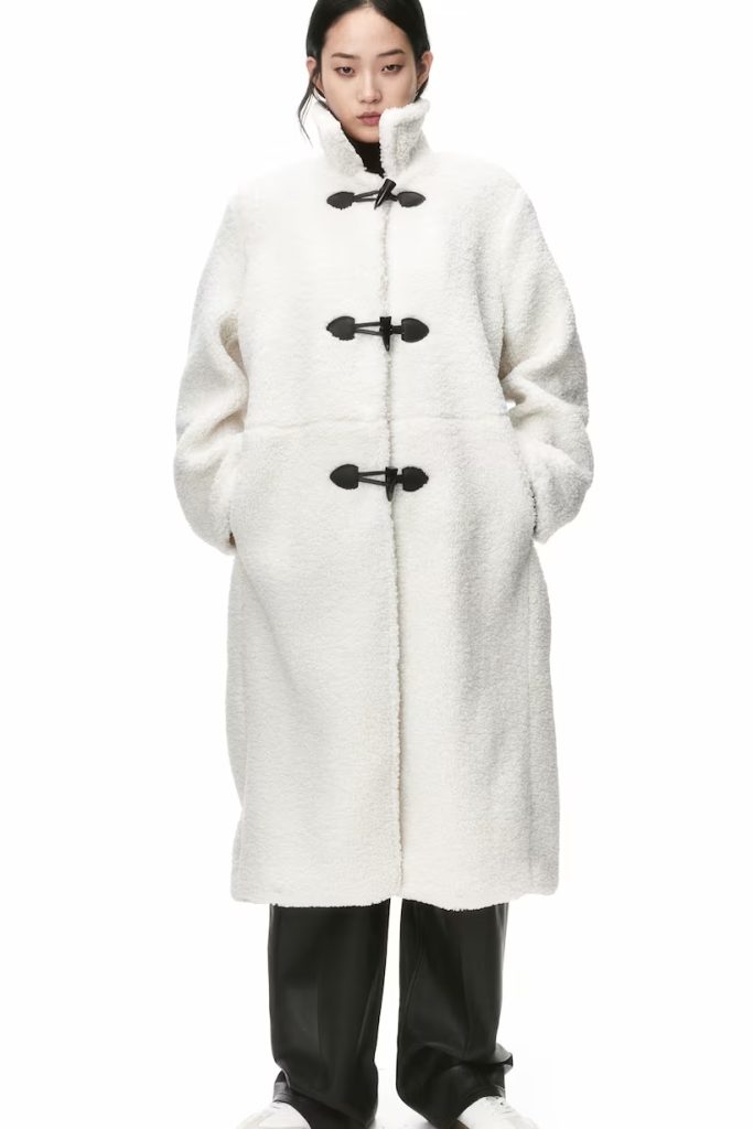 H&M Teddy Fleece Coat