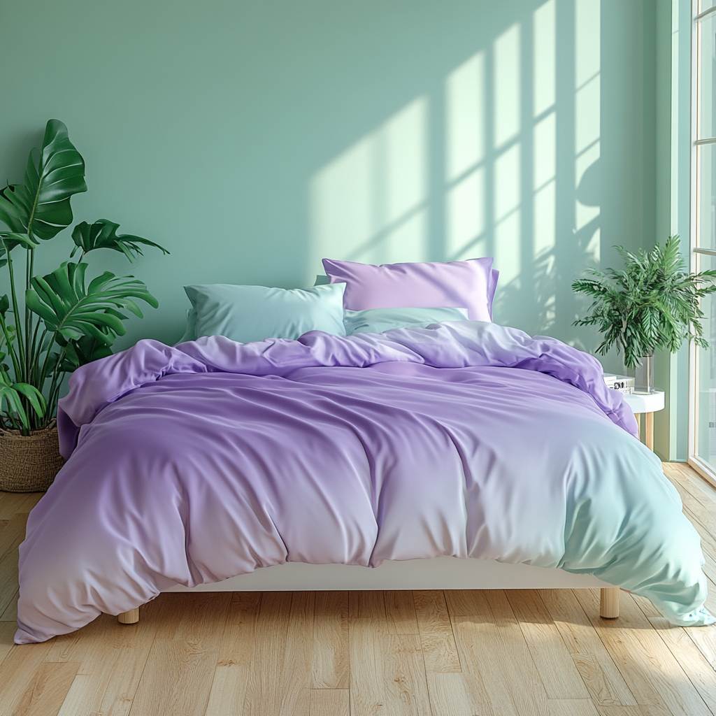 Purple Ombre Duvet Cover