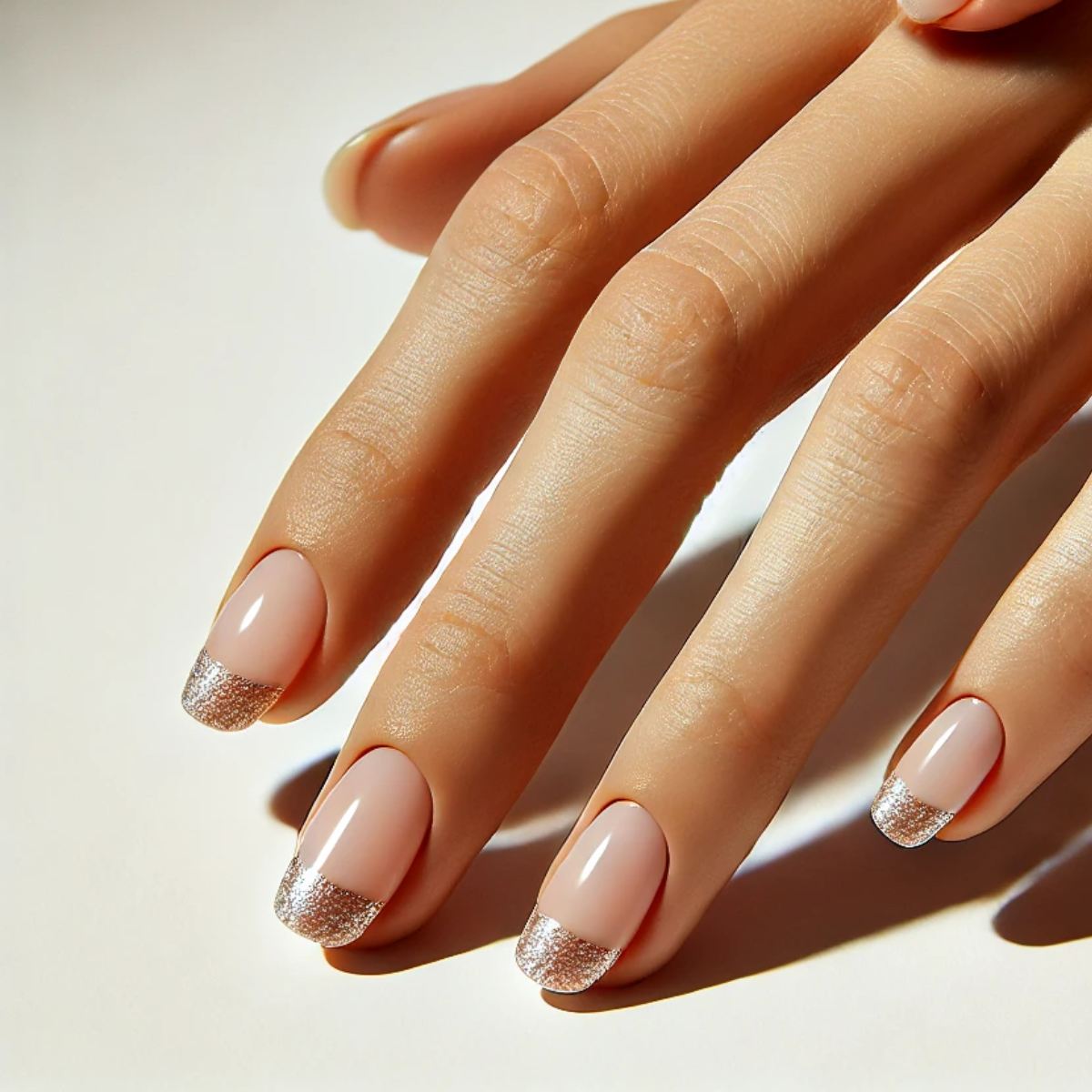 Sparkling French Tips