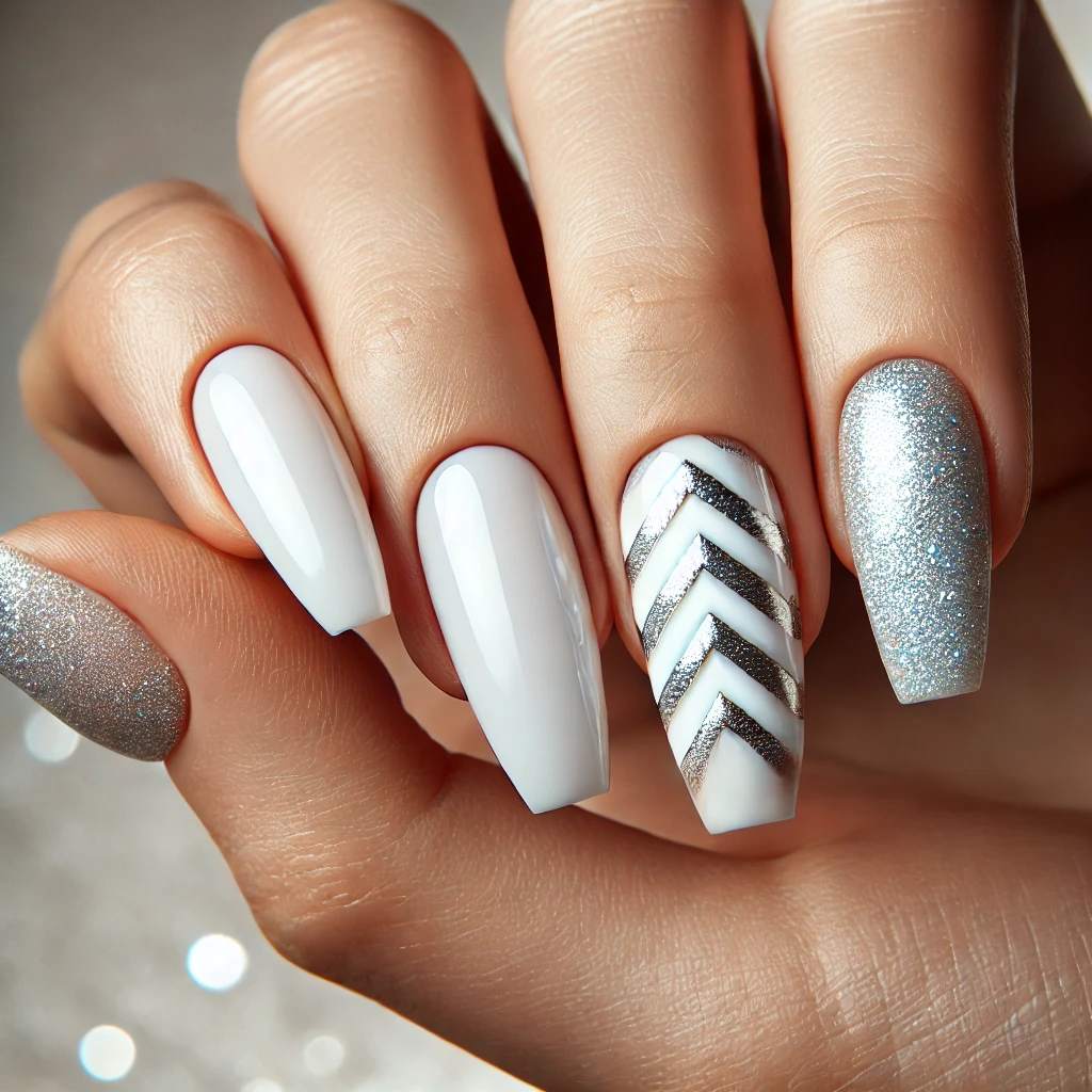 White Chevron Patterns