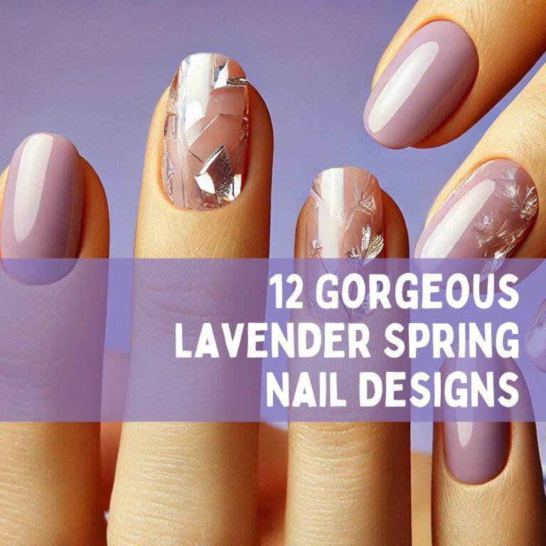 12 Gorgeous Lavender Spring Nail Designs