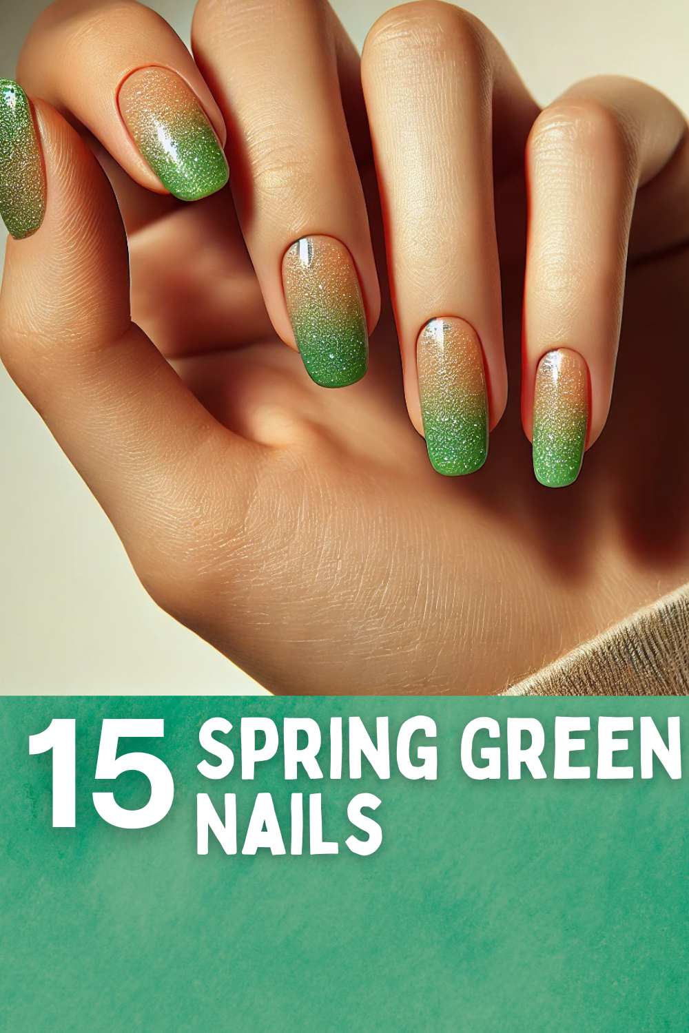 15 Chic Spring Green Nails for Trendsetters