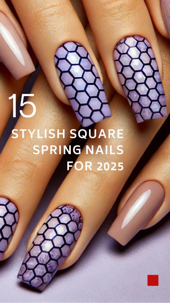 15 Gorgeous Square Spring Nails for Every Style