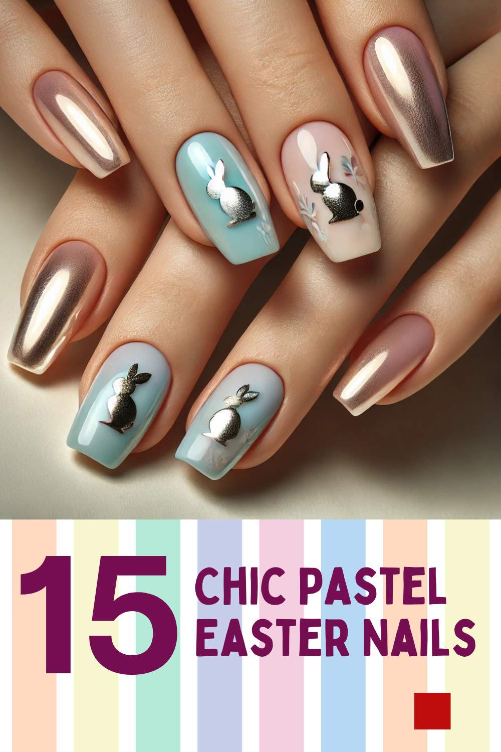 15 Stunning Pastel Easter Nails to Try This Spring