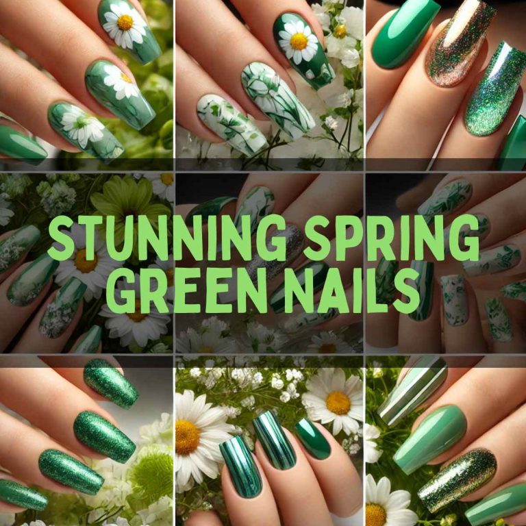 15 Stunning Spring Green Nails to Brighten Up Your Look