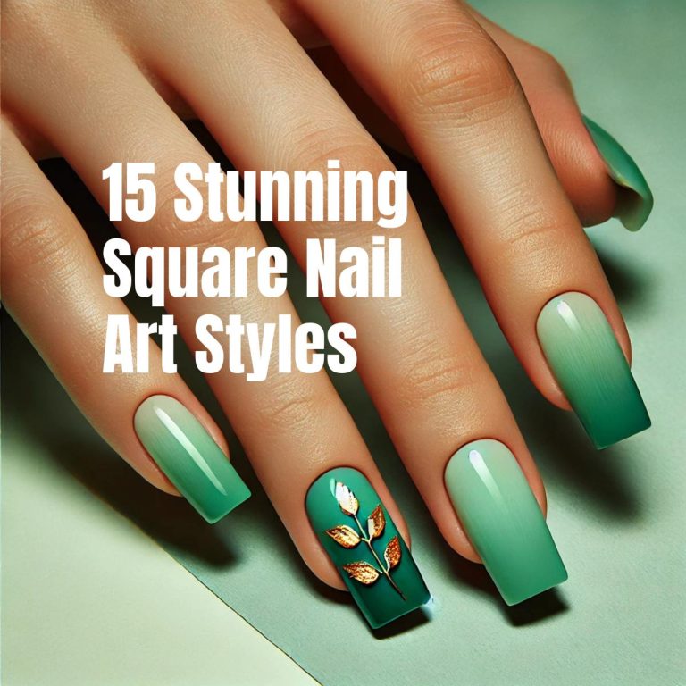 15 Stunning Square Spring Nails