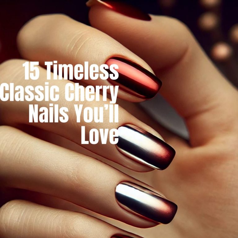 15 Timeless Classic Cherry Nails You’ll Love