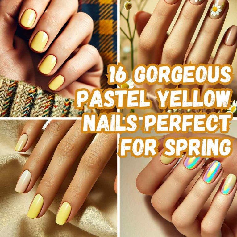 16 Gorgeous Pastel Yellow Nails Perfect for Spring