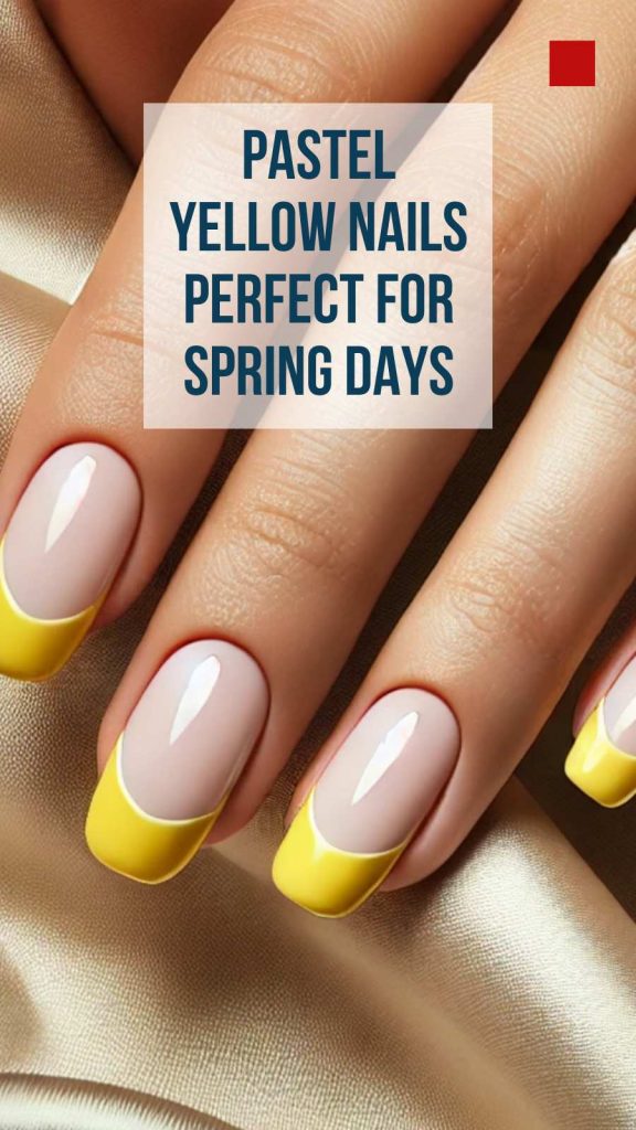 16 Gorgeous Pastel Yellow Nails Perfect for Spring Days