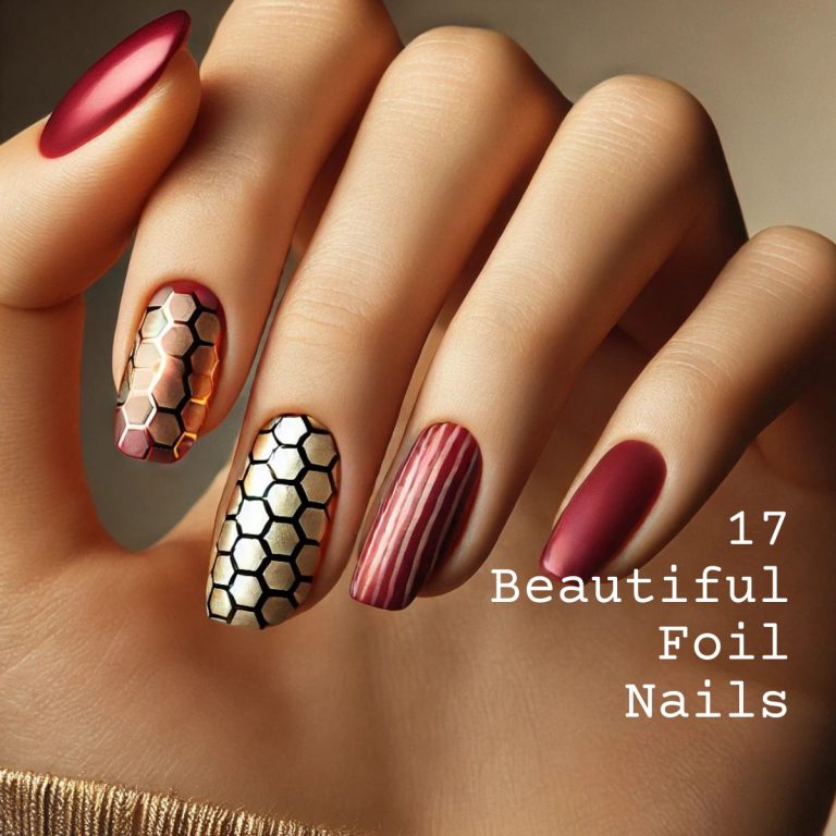 17 Beautiful Foil Nails