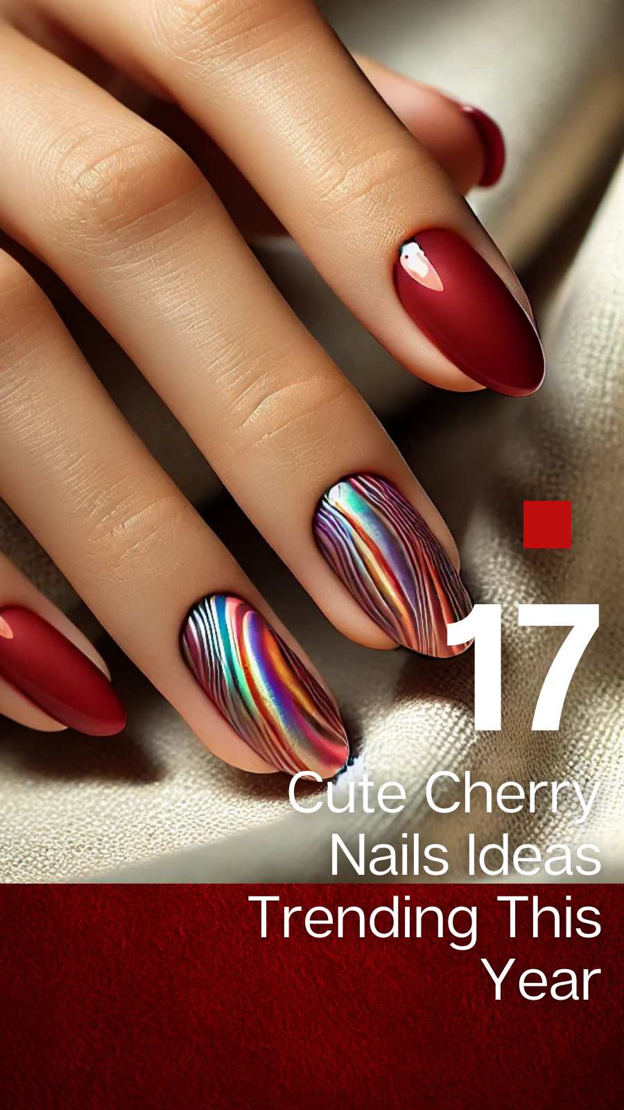 17 Cute Cherry Nails Ideas Trending This Year