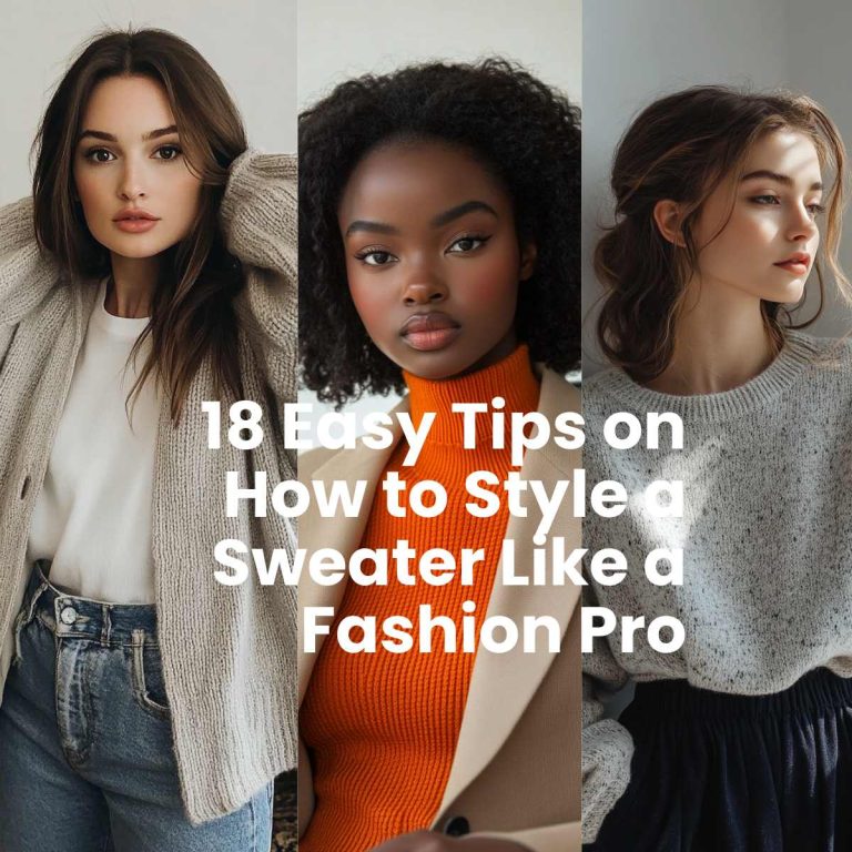 18 Easy Tips on How to Style a Sweater Like a Fashion Pro