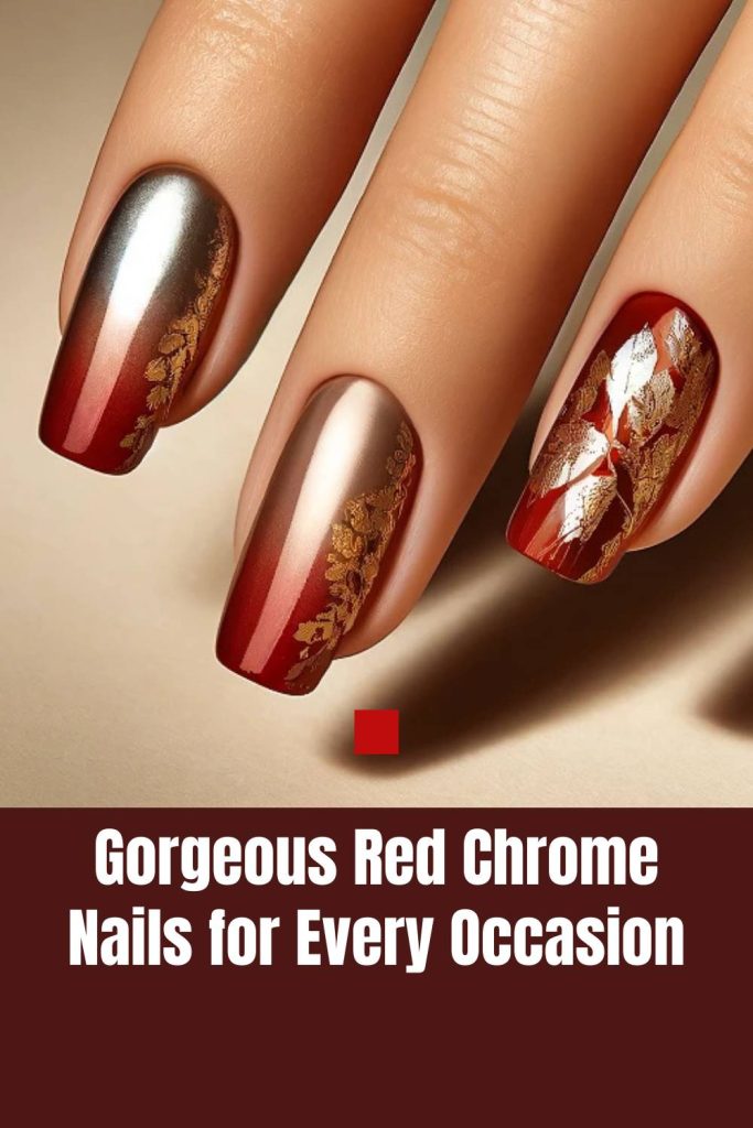 18 Elegant Red Chrome Nails to Elevate Your Style