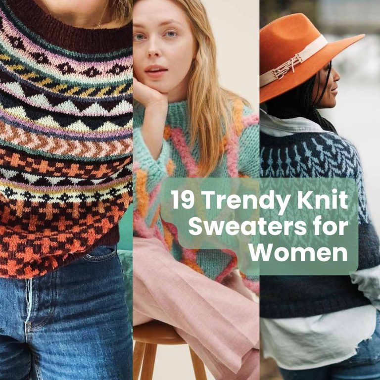 19 Trendy Knit Sweaters for Women That Are Worth the Hype