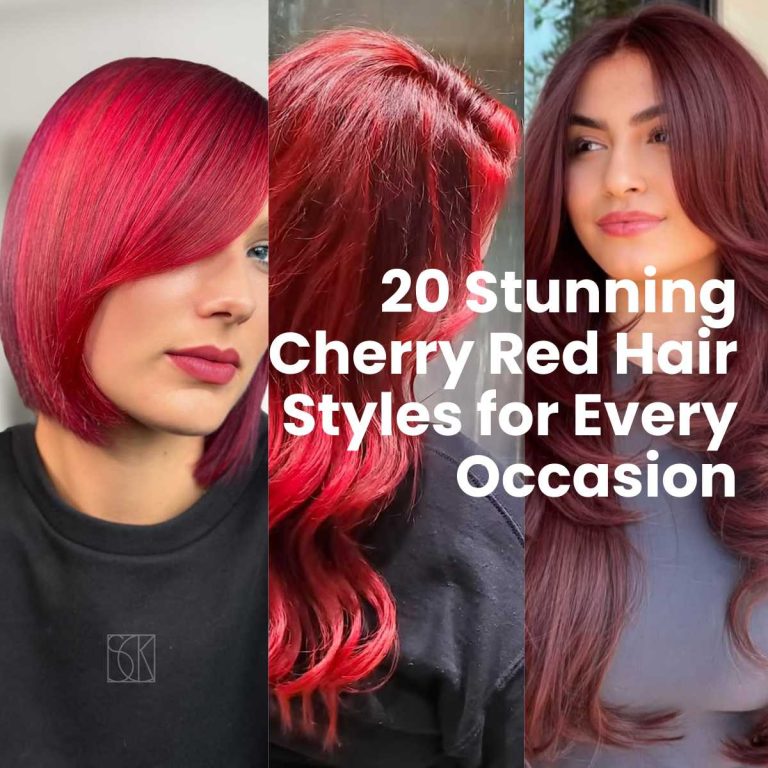 20 Stunning Cherry Red Hair Styles for Every Occasion