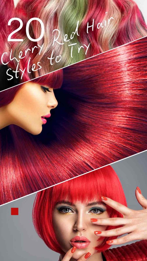 20 Unique Cherry Red Hair Styles