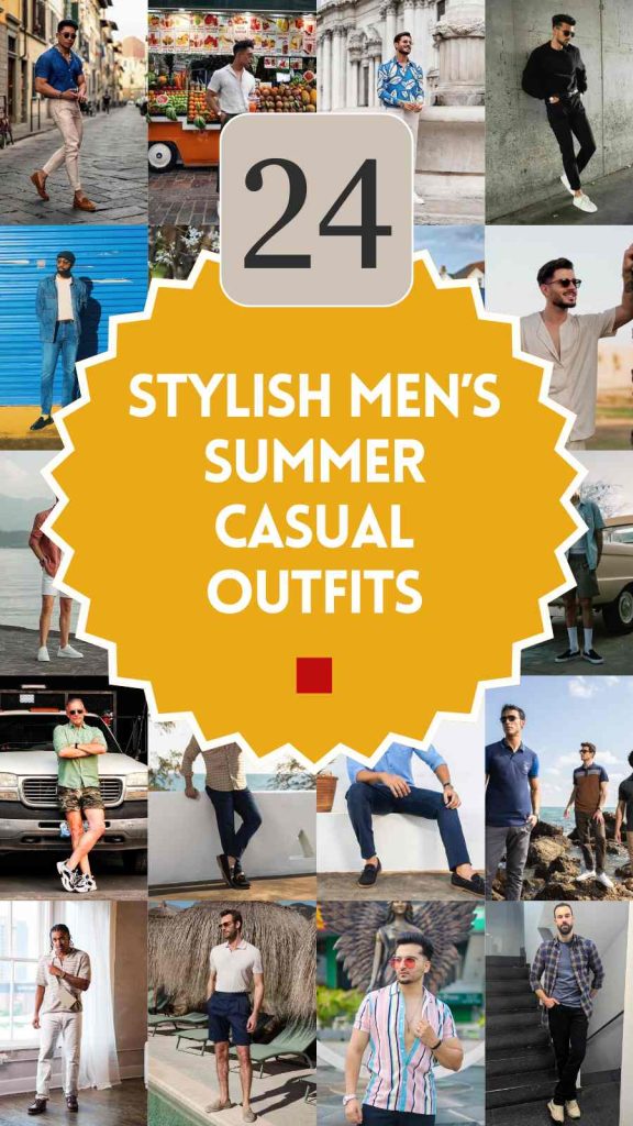 24 Effortless Men’s Summer Casual Outfits