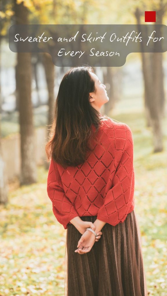 27 Chic Sweater and Skirt Outfits for Every Season