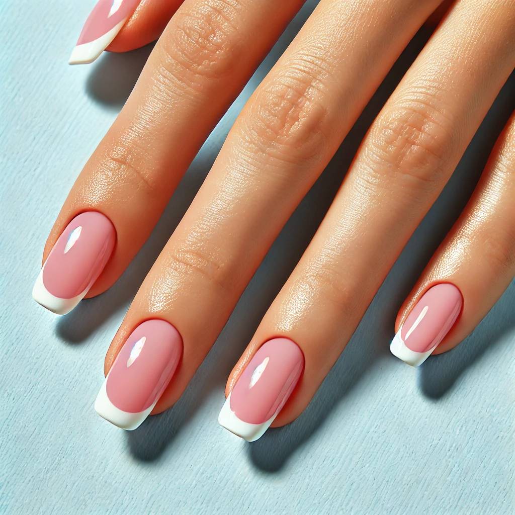 Baby Pink French Tips