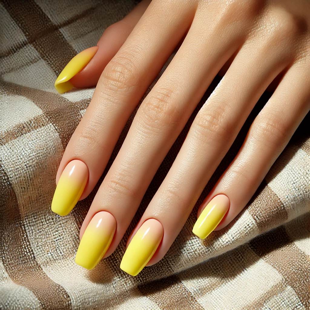 Bright Yellow Ombre