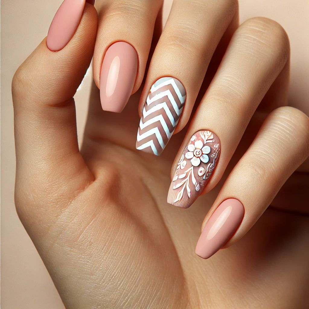 Chevrons & Floral Fusion