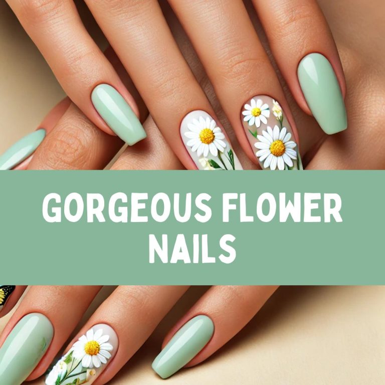 Gorgeous Flower Nails