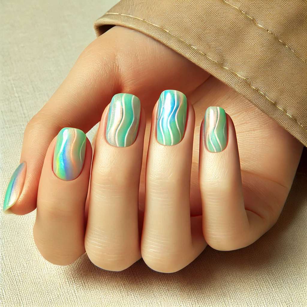 Iridescent Wave Patterns