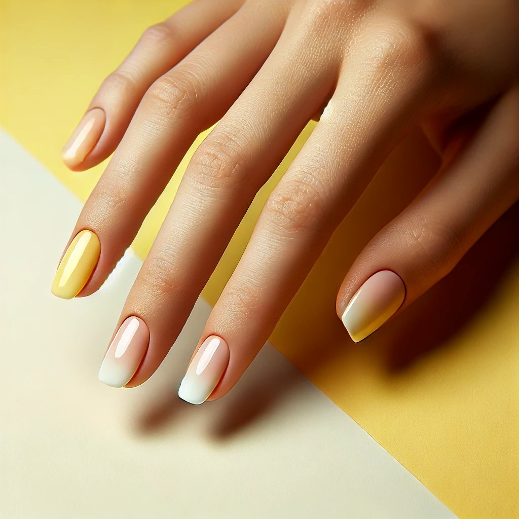 Pastel Yellow Ombre Delight