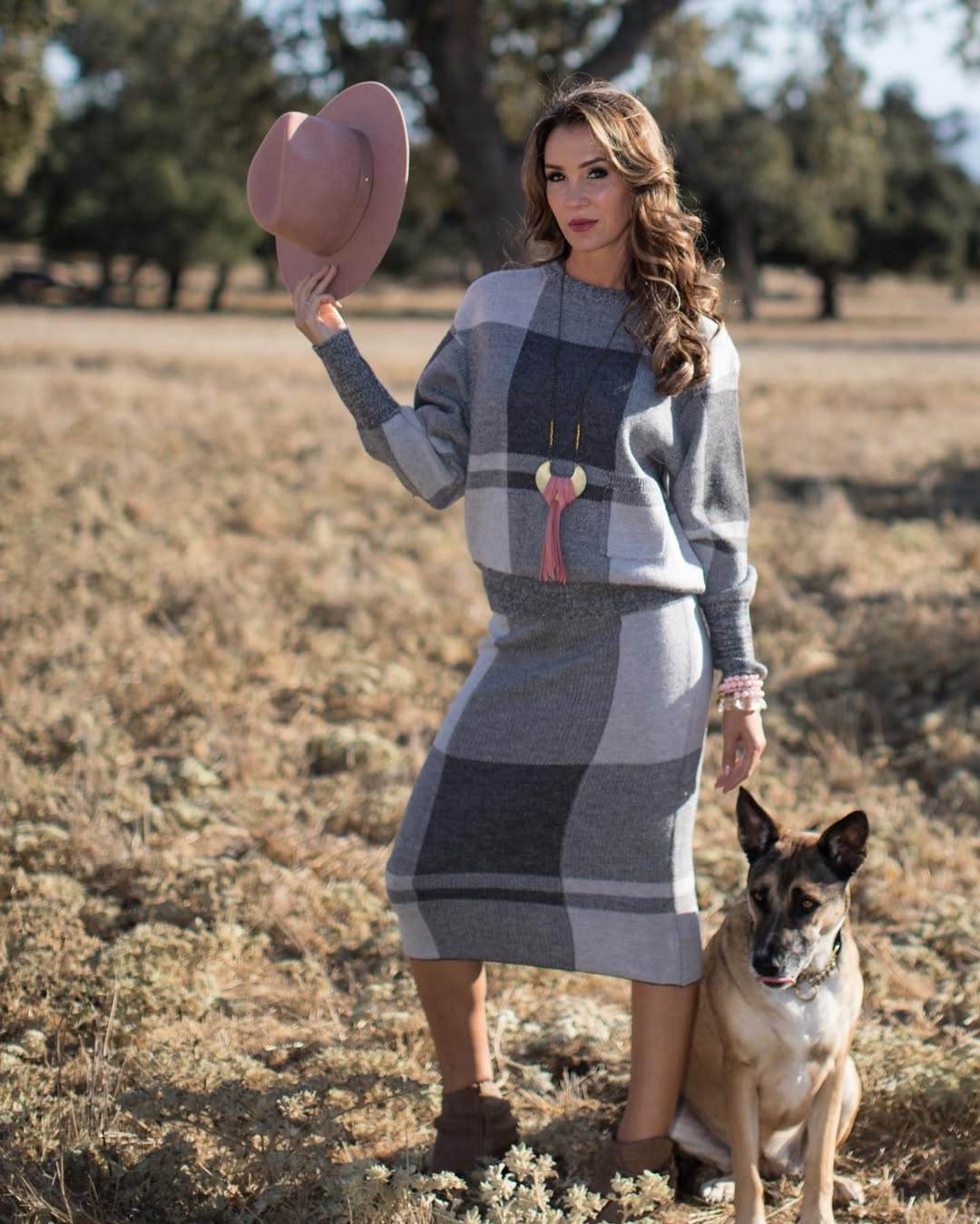 Sweater & Skirt Outfit 24