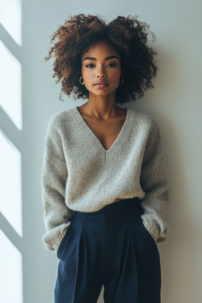 Sweater with Culottes