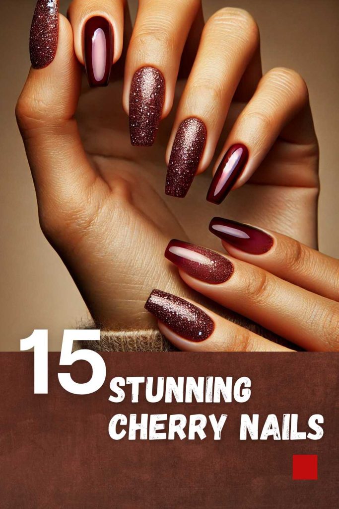 15 Chic Ways to Rock Deep Cherry Nails This Season