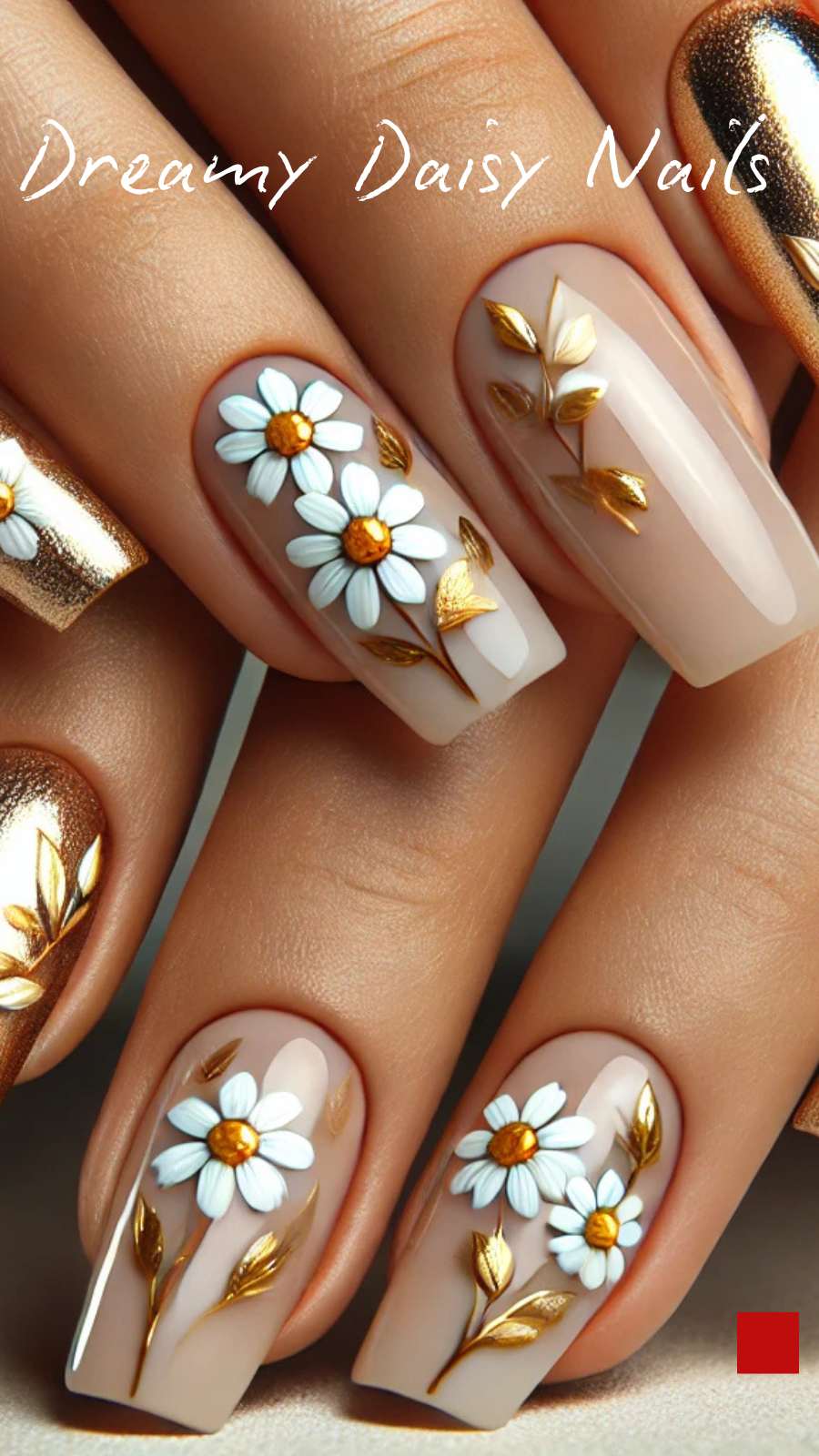 15 Cute Daisy Nails for a Fresh Look