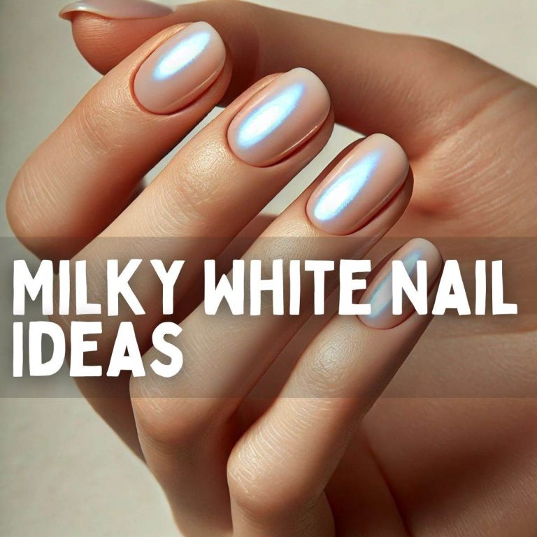 15 Elegant Milky White Nail Ideas to Keep Your Summer Manicure Fresh