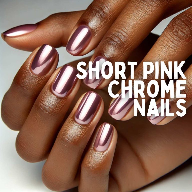 15 Elegant Short Pink Chrome Nail Looks for Any Occasion