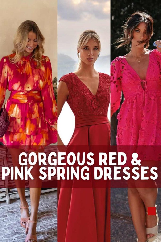 18 Dreamy Red & Pink Spring Dresses You’ll Love