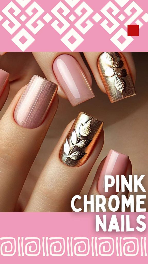 18 Eye-Catching Pink Chrome Nails to Try Next