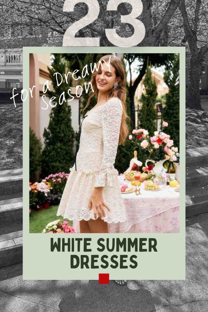 23 Light & Breezy White Summer Dresses