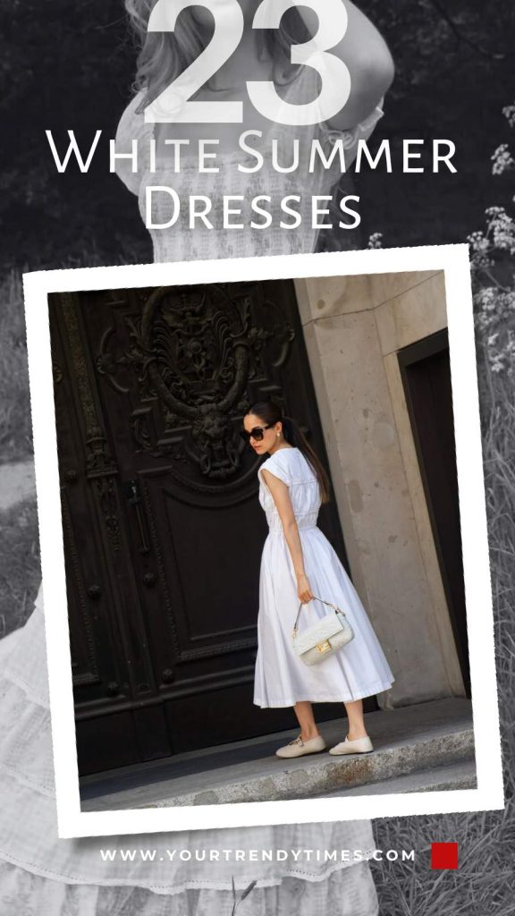 23 Stunningly Simple White Summer Dresses