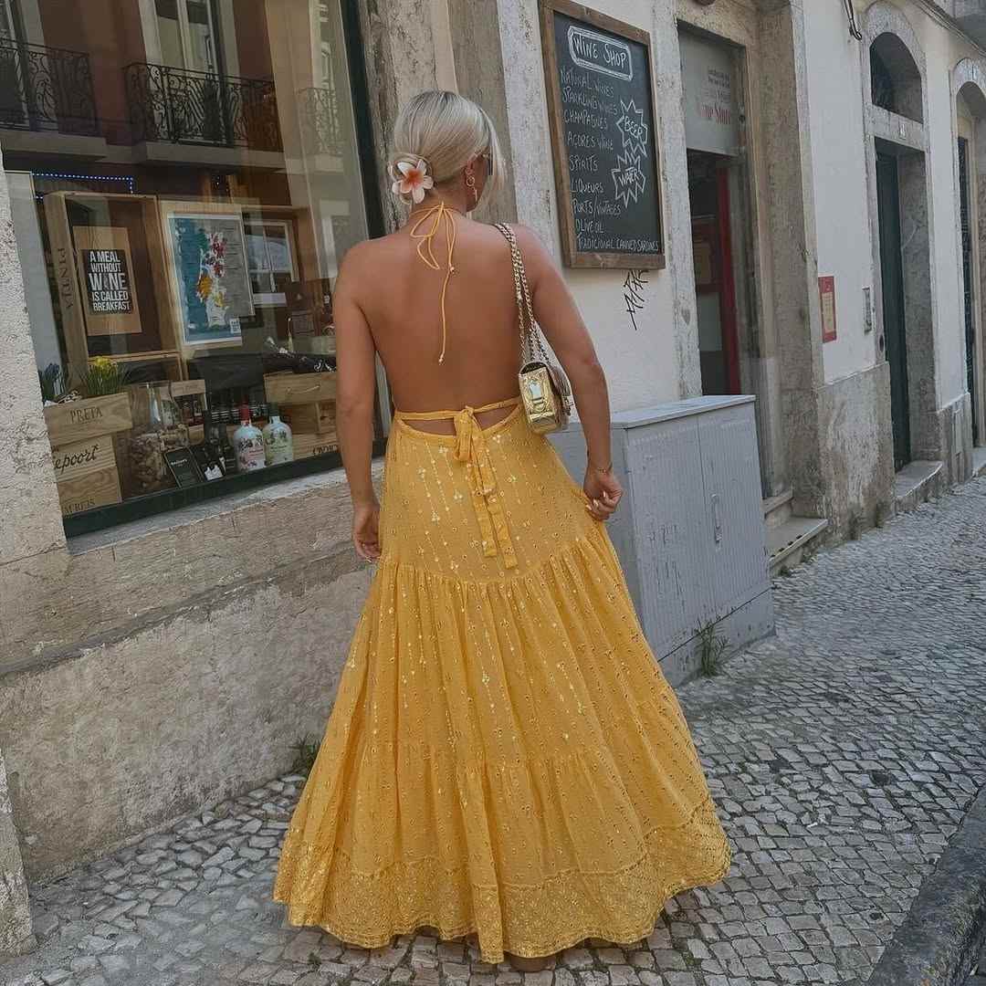 Beautiful Yellow Dress 16