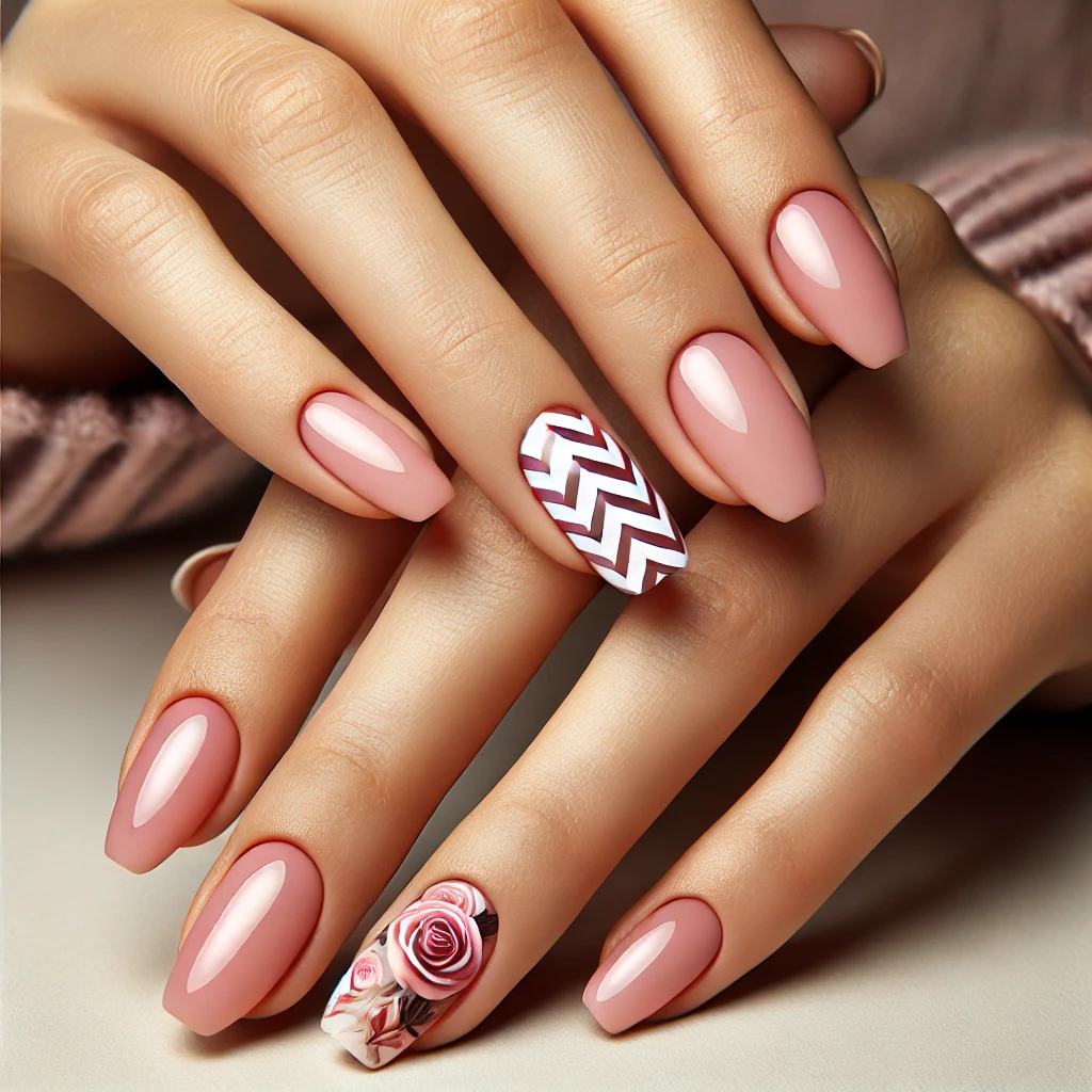 Chevrons & Roses